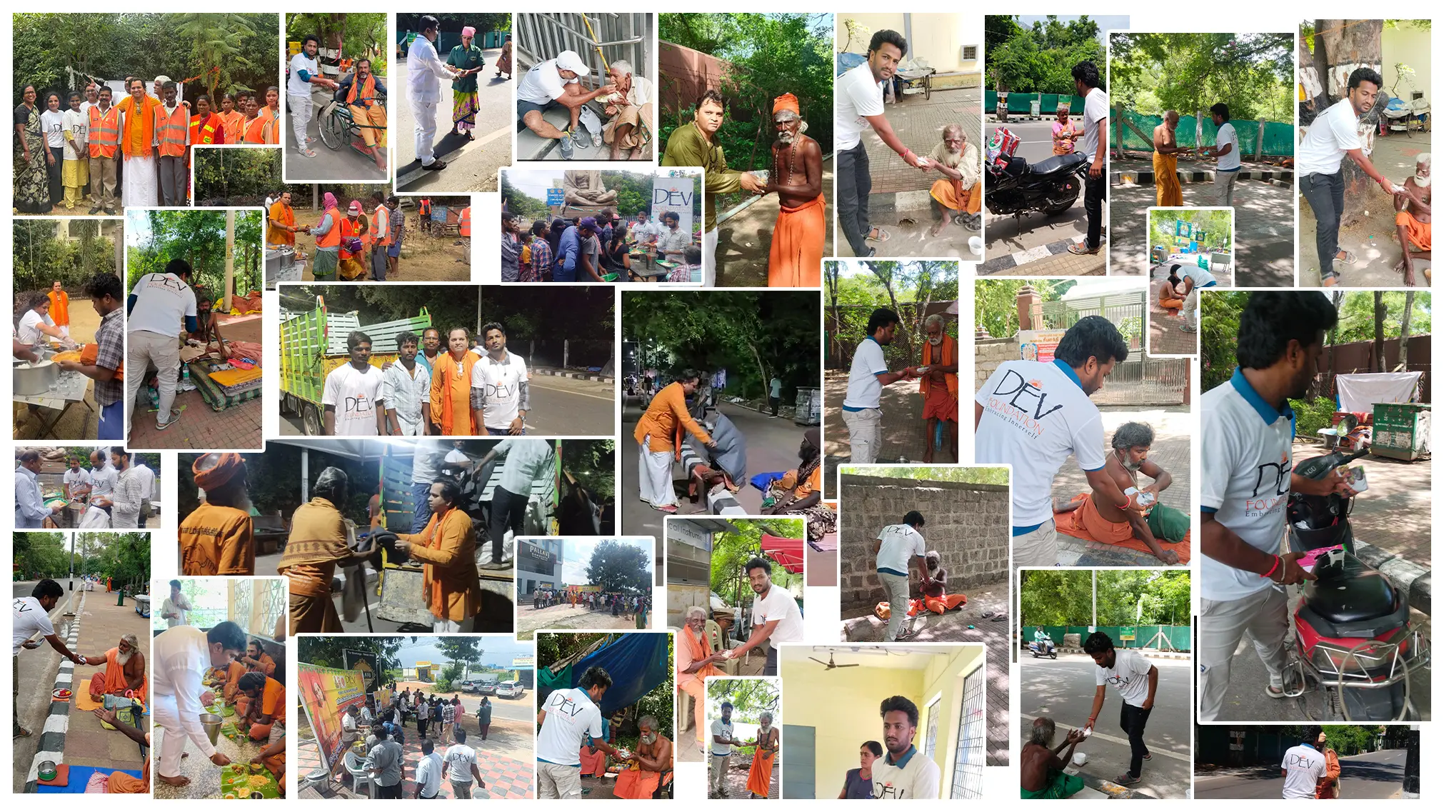 Seva and donation activities